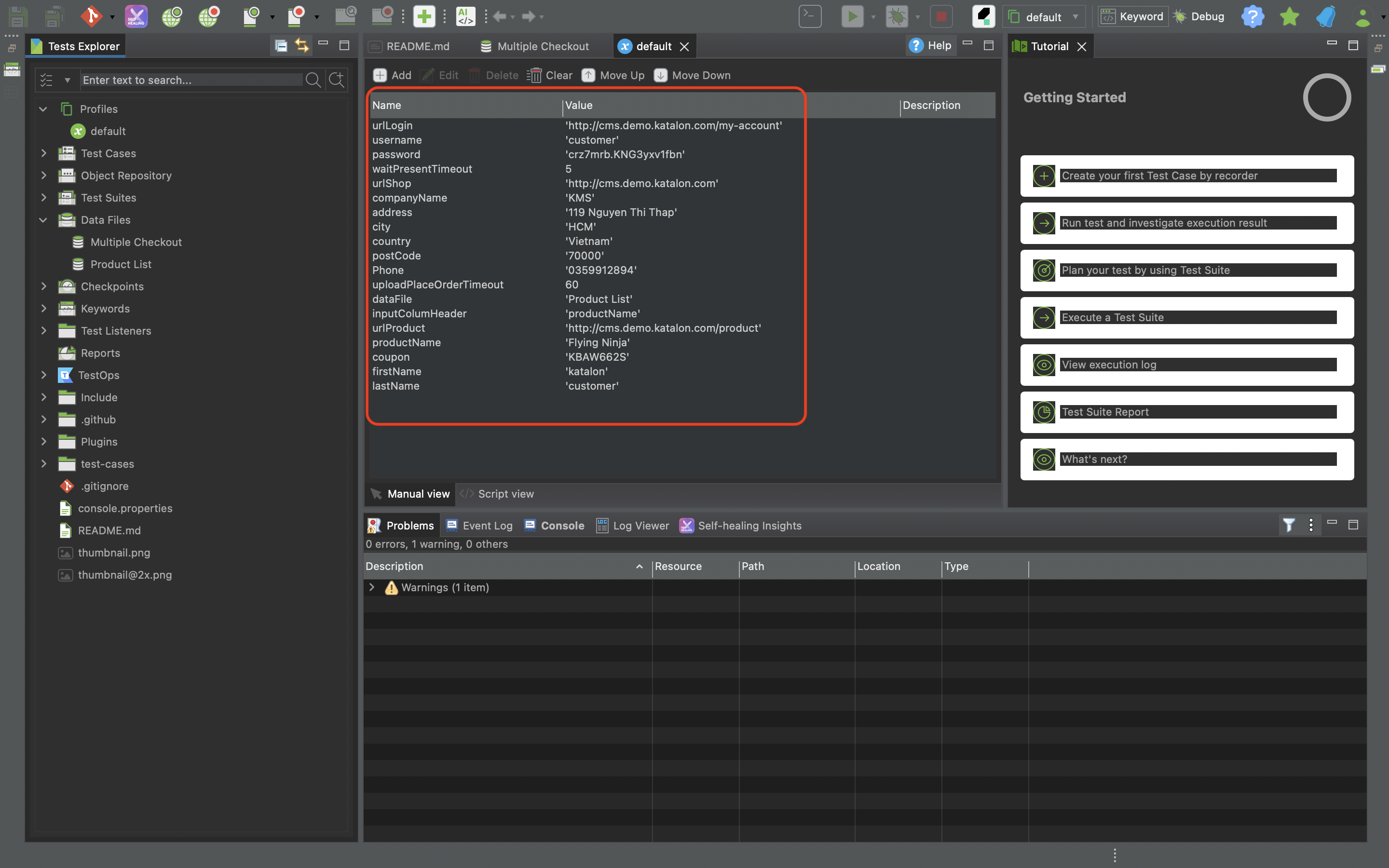 shopping cart component project