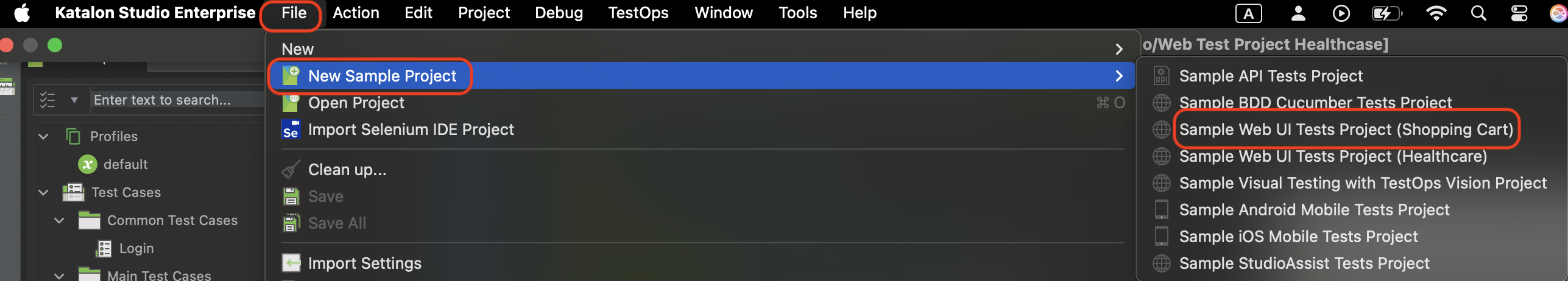 shopping cart start project