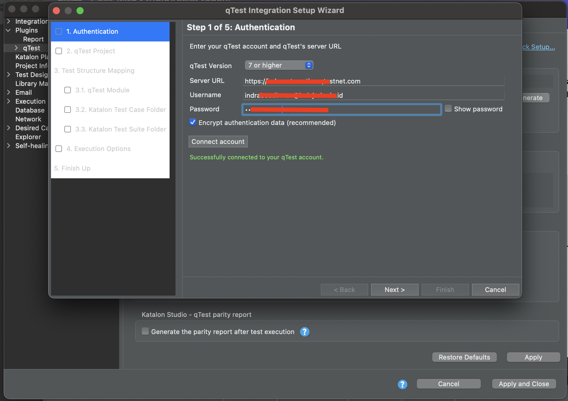 qTest Integration Wizard