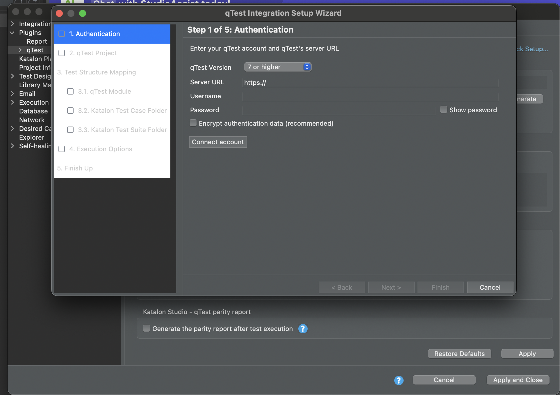 qTest Integration Wizard