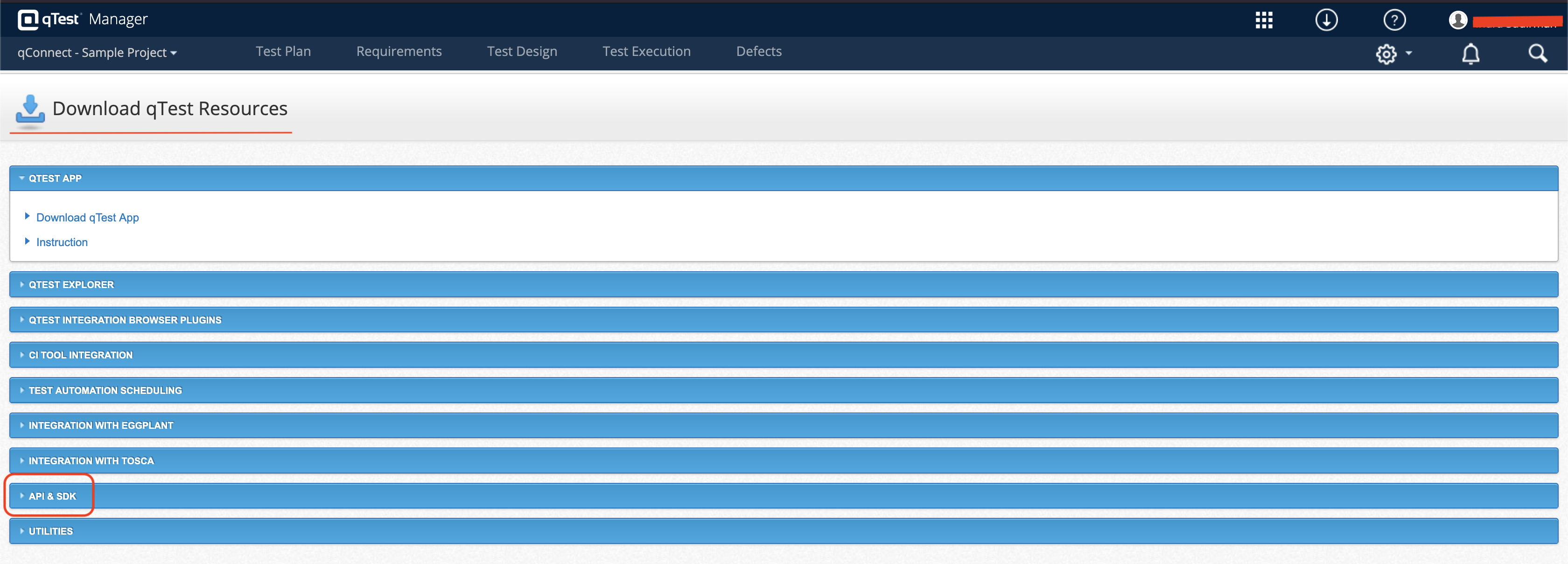 qTest Download Resources